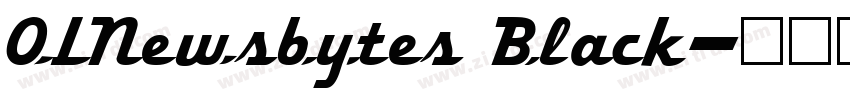 OLNewsbytes Black字体转换